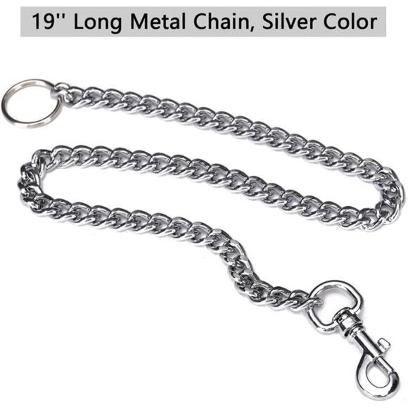 Genuine Leather Trifold Wallet with Chain, Biker Trucker wallet - Picture 5 of 8